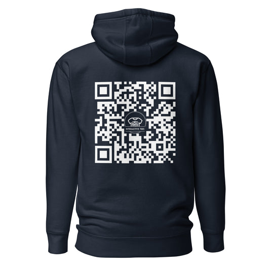 Unisex Rick Roll QR Hoodie